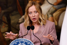 Talianska premiérka Giorgia Meloniová. FOTO: Reuters