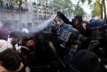 Protesty vo Francúzsku. FOTO: Reuters