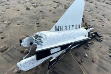 Dron nájdený v Lotyšsku. FOTO: National armed forces of Latvia