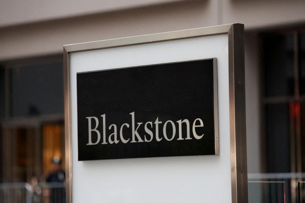 Logo americkej spoločnosti Blackstone. FOTO: REUTERS