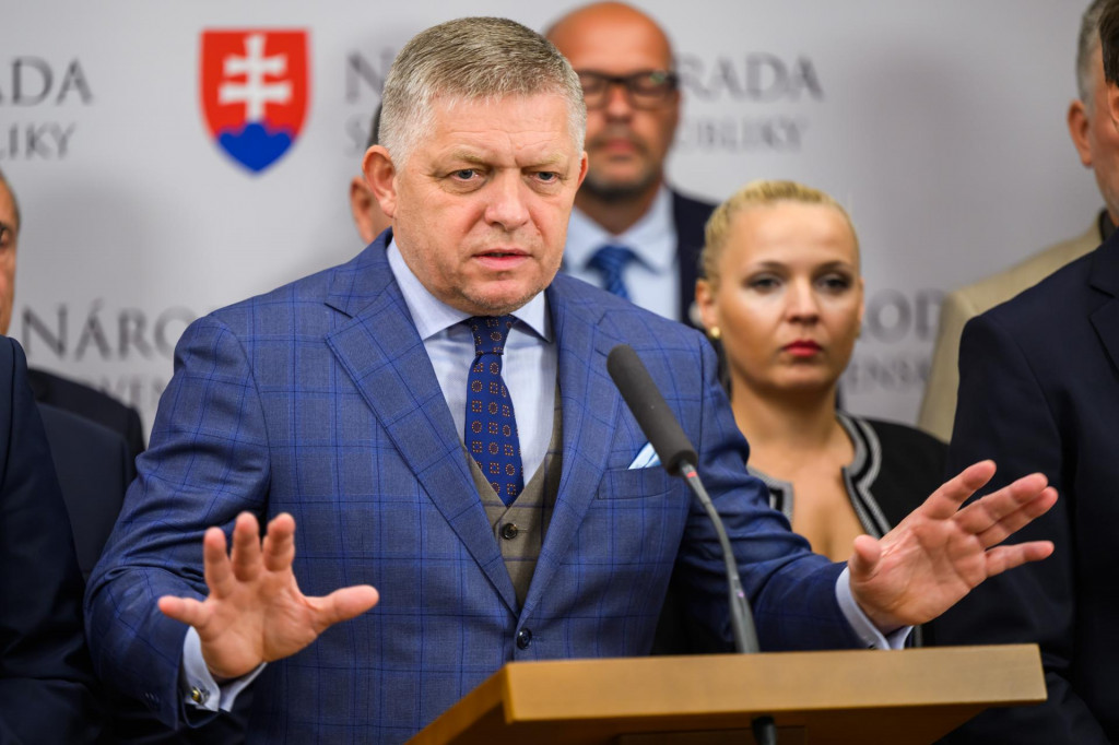 Na snímke predseda vlády Robert Fico.

FOTO: TASR/ J. Novák