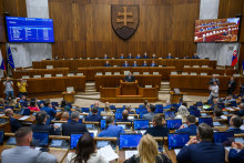 Plénum počasschôdze Národnej rady. FOTO: TASR/Jaroslav Novák