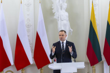 Na snímke poľský prezident Karol Nawrocki. FOTO: TASR/AP