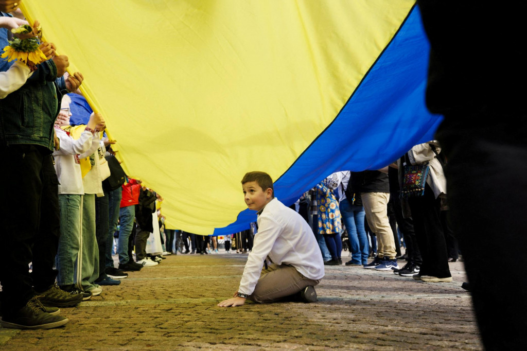 Vzhľadom na výnimočný stav na Ukrajine tvoria drvivú väčšinu migrantov ženy a deti. FOTO: Reuters