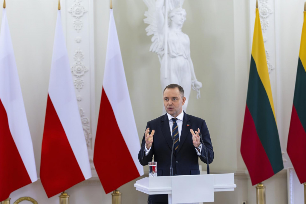 Na snímke poľský prezident Karol Nawrocki. FOTO: TASR/AP