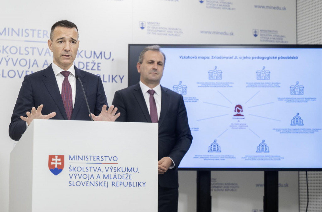 Minister školstva, výskumu, vývoja a mládeže Tomáš Drucker. FOTO TASR/Martin Baumann