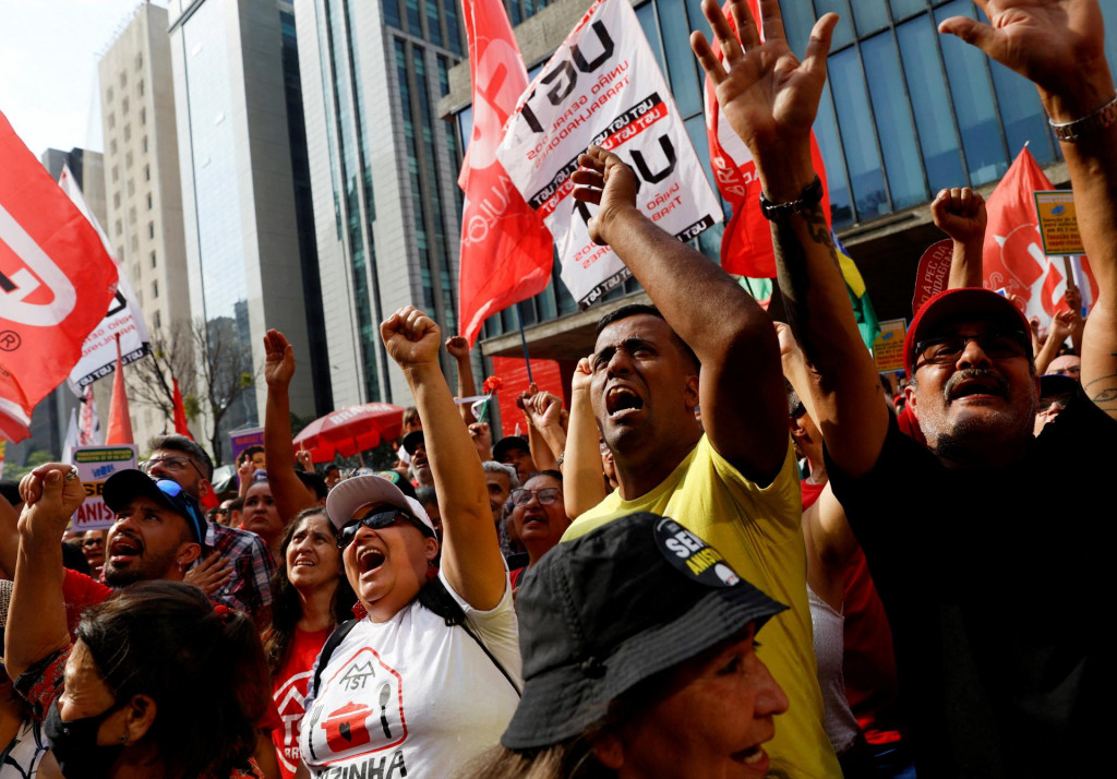 Protesty v Brazílii. FOTO: Reuters