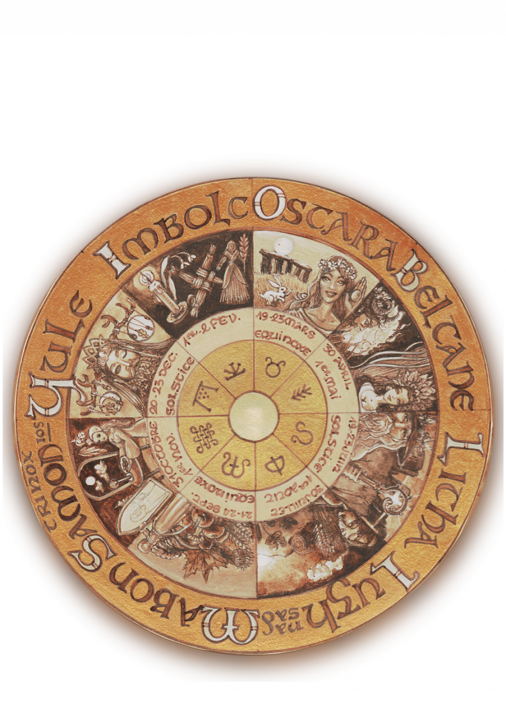 Mabon. Je súčasťou tzv. Kola roka – cyklu ôsmich sabatov, ktoré symbolizujú premeny prírody.