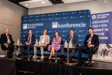 Účastníci HN konferencie CFA Society Slovakia diskutovali o potrebe investícií do verejných projektov.  FOTO: HN/Miroslava Spodniaková