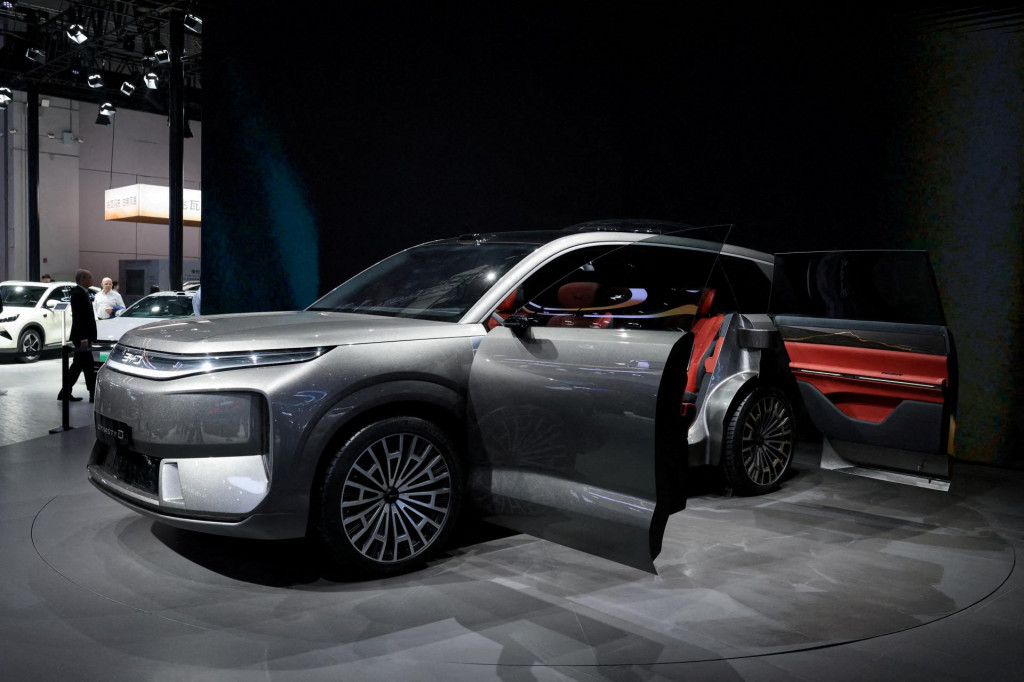 Čínska značka BYD. FOTO: Reuters