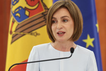 Moldavská prezidentka Maia Sandu. FOTO: Reuters