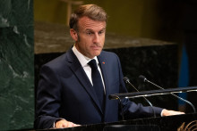 Francúzsky prezident Emmanuel Macron. FOTO: TASR/AP