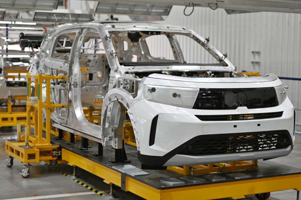 Na snímke výrobný závod pri príležitosti výroby päťmiliónteho auta v závode Stellantis v Trnave v utorok 16. septembra 2025. FOTO: TASR/Lukáš Grinaj