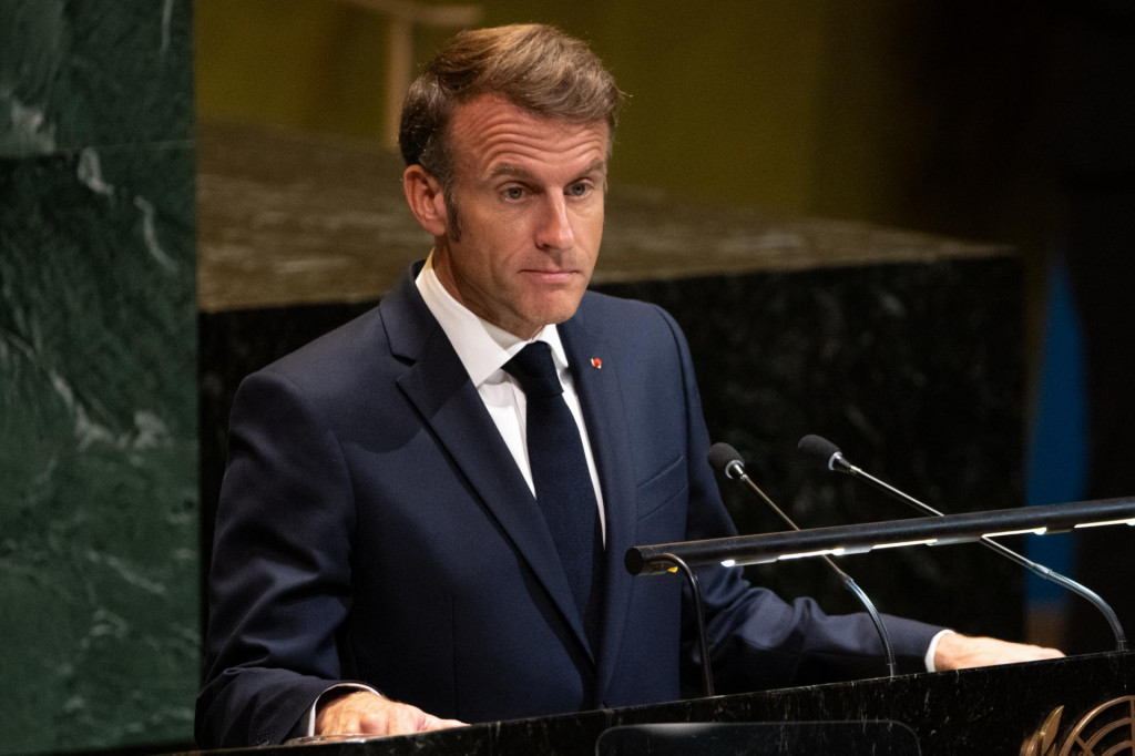 Francúzsky prezident Emmanuel Macron. FOTO: TASR/AP