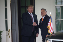 Americký prezident Donald Trump a maďarský premiér Viktor Orbán. FOTO: Reuters