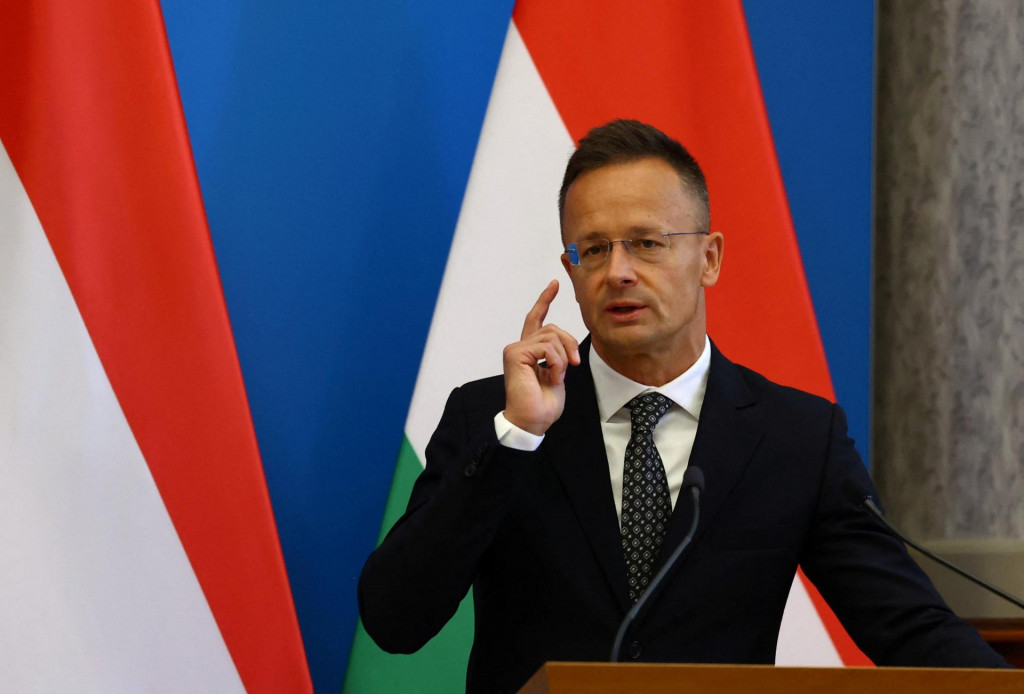Maďarský minister zahraničných vecí Péter Szijjártó. FOTO: REUTERS