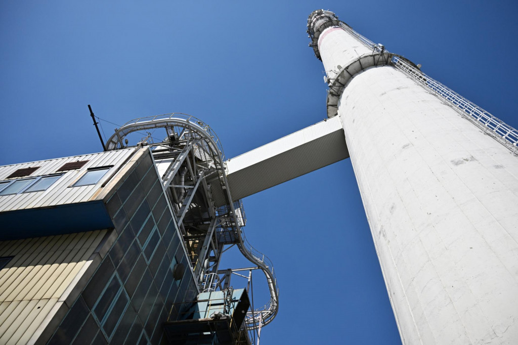 Snímka zo závodu MH Teplárenský Holding v Trnave. FOTO: TASR/Lukáš Grinaj