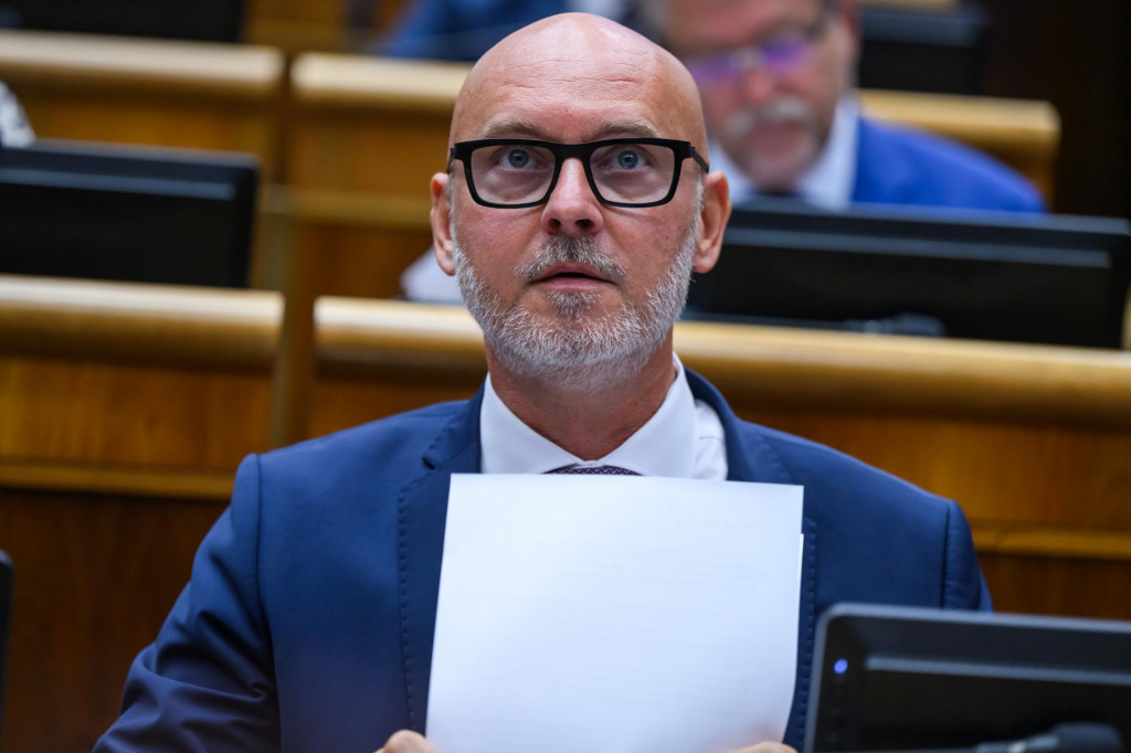 Predseda SaS Branislav Gröhling. FOTO: TASR/Jaroslav Novák