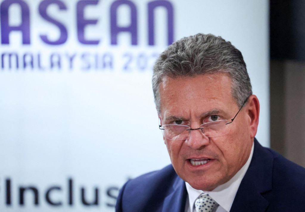 Eurokomisár pre obchod a ekonomickú bezpečnosť Maroš Šefčovič. FOTO: REUTERS