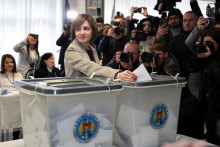 Prezidentka Maia Sandu. Photo FOTO: Reuters
