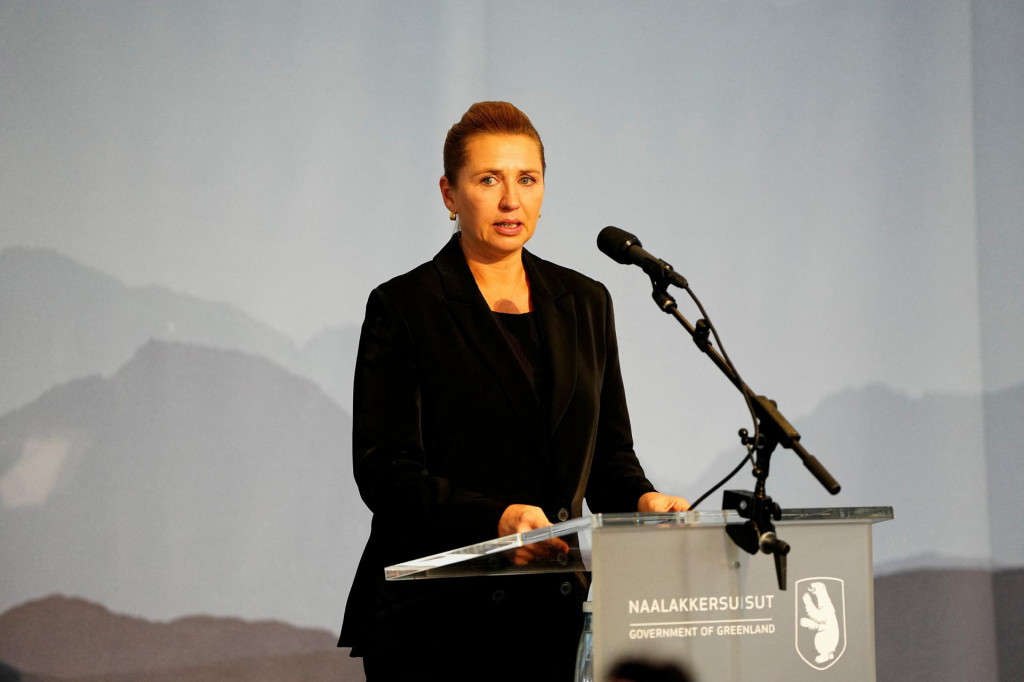 Dánska premiérka Mette Frederiksenová. FOTO: Reuters