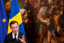 Švédsky premiér Ulf Kristersson. FOTO: Reuters