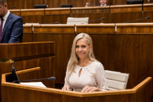 Ministerka hospodárstva Denisa Saková. FOTO: NR SR/ Peter Fodora