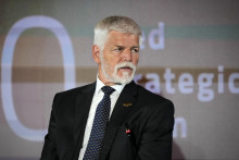 Na snímke český prezident Petr Pavel. FOTO: TASR/AP