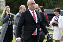 Na snímke minister dopravy a výstavby Jozef Ráž ml. (nominant Smer-SD). FOTO: TASR/Roman Hanc