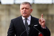 Na snímke premiér Robert Fico. FOTO: REUTERS