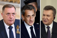 Nicolas Sarkozy, Jair Bolsonaro a Viktor Janukovyč. FOTO: HN