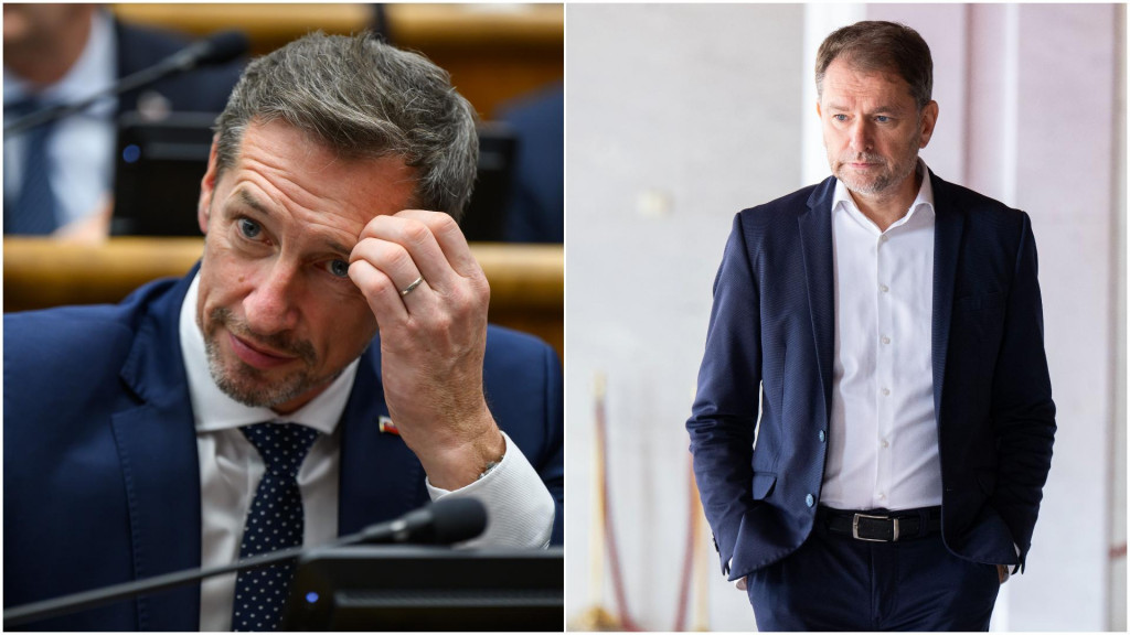 Predsedovia Milan Majerský aj Igor Matovič musia riešiť situáciu vo svojich kluboch. FOTO: TASR/J. Novák, TASR/J. Kotian