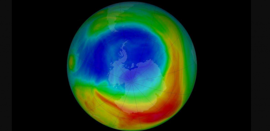 Takto vyzerala ozónová diera pred rokmi.