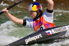 Zuzana Paňková síce predviedla v Penrithe solídne jazdy, na zisk medaily to však bolo málo. FOTO: Slovenská kanoistika (Jana Dukatova – Canoe slalom athlete)
