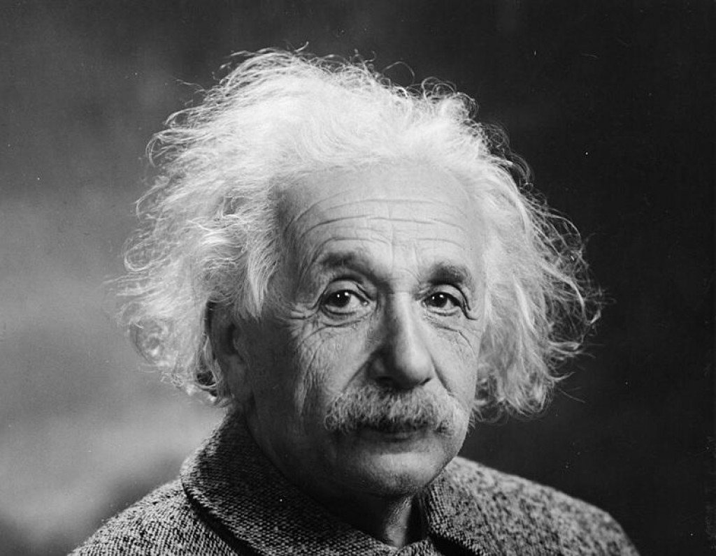 Na snímke svetoznámy fyzik Albert Einstein.