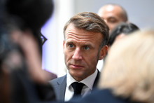 Na snímke francúzsky prezident Emmanuel Macron. FOTO: REUTERS