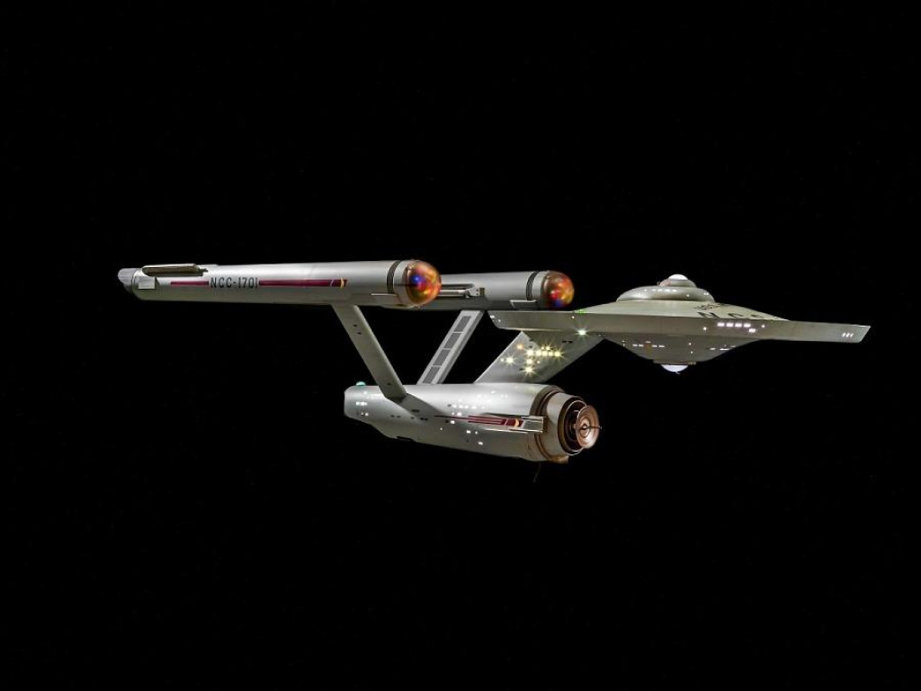 Starship Enterprise model zo série ”Star Trek”