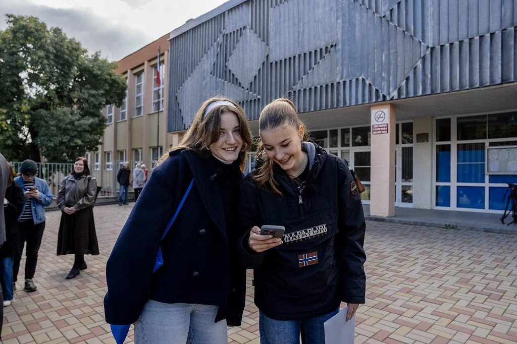 Prvovoličky pri volbách do Poslaneckej snemovne, Praha. FOTO: Mafra/Petr Topič