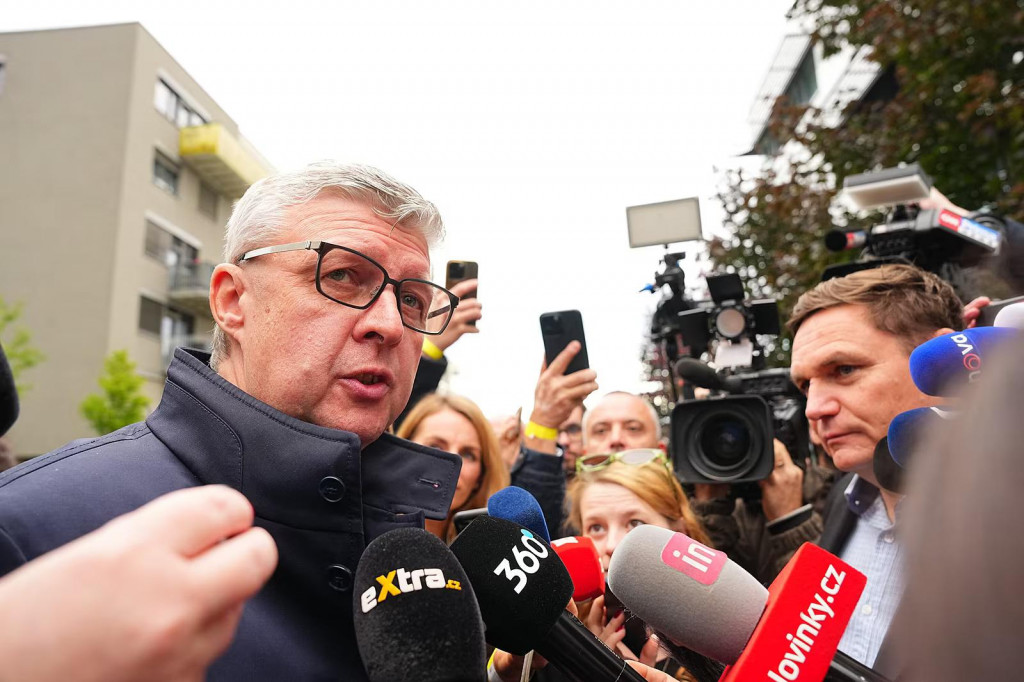 Karel Havlíček dorazil do volebného štábu ANO. FOTO: Ladislav Křivan, MAFRA