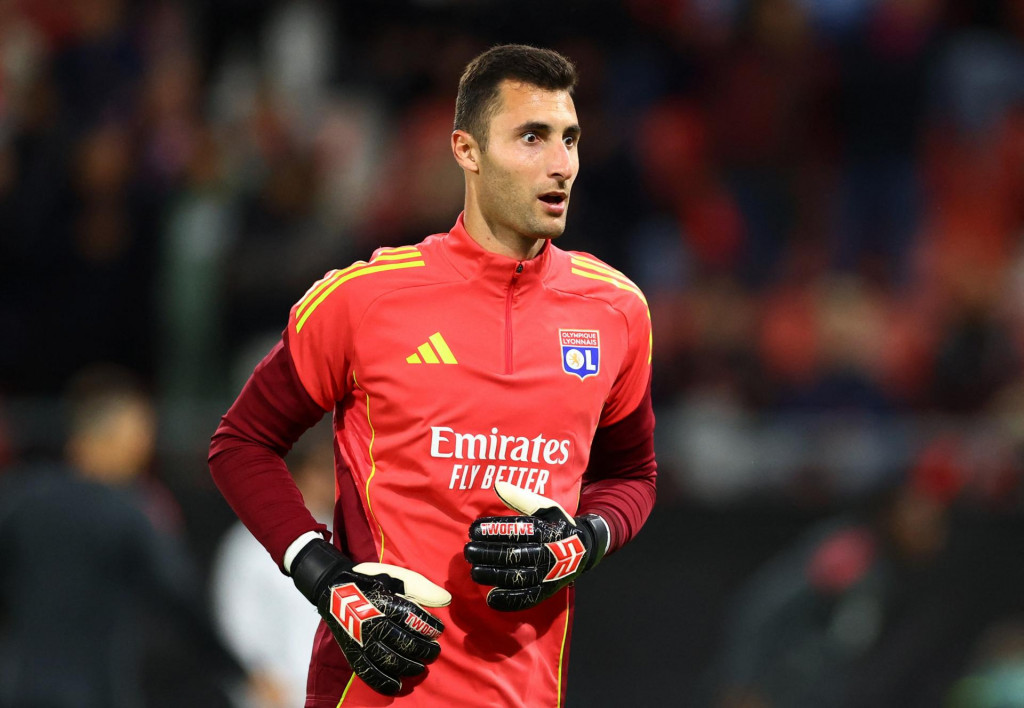 Slovenský futbalový brankár Dominik Greif. FOTO: Reuters