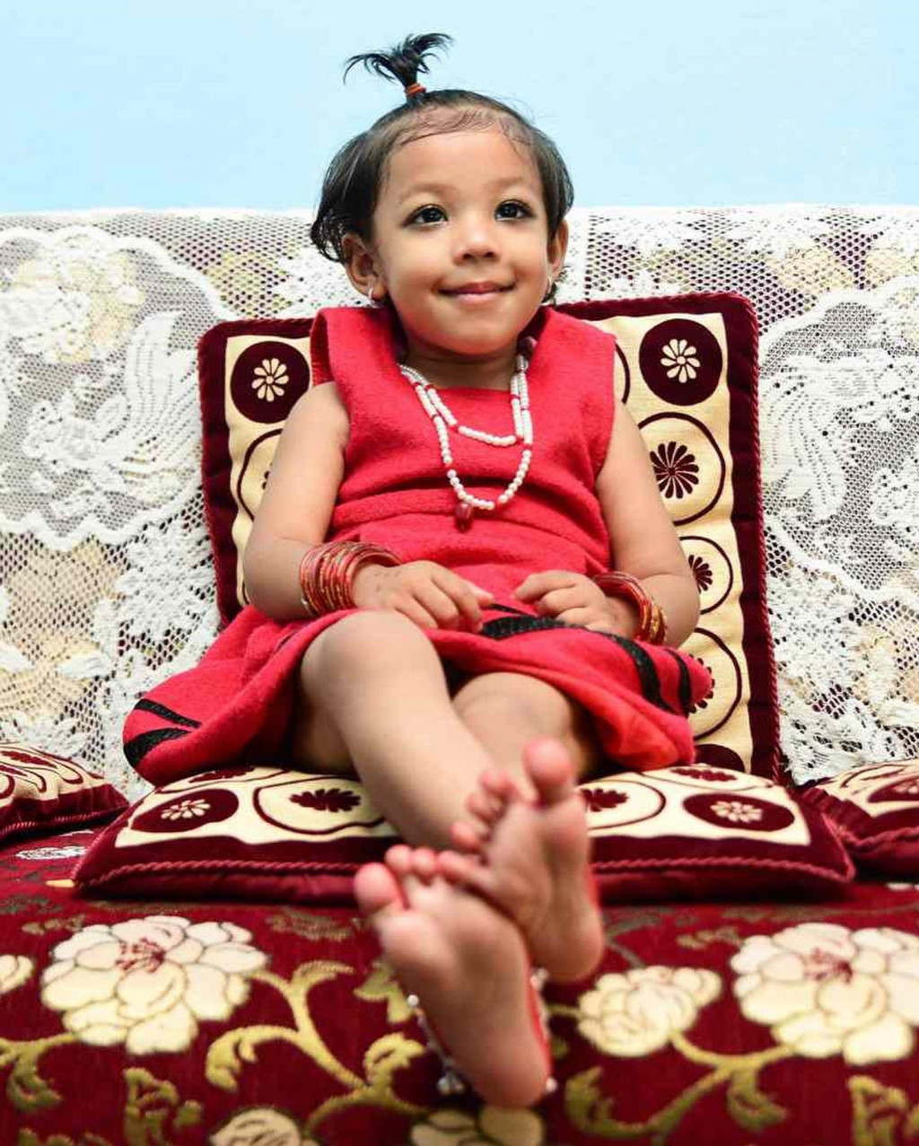 Aryatara Shakya bola vybraná za Kumari – živú bohyňu, ktorej uctievanie má stáročnú tradíciu.