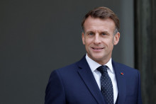 Na snímke francúzsky prezident Emmanuel Macron. FOTO: REUTERS