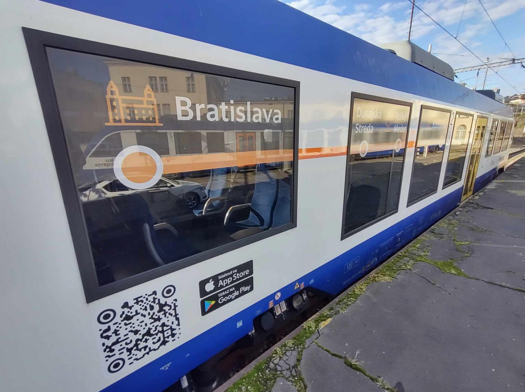 Leo Express predstavil vlak, ktorý bude jazdiť na južnej trase. FOTO: HN/Tomáš Garai