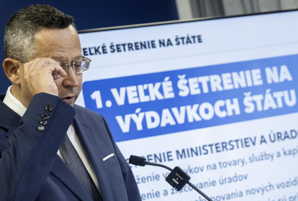 Minister financií Ladislav Kamenický. FOTO: TASR/Martin Baumann
