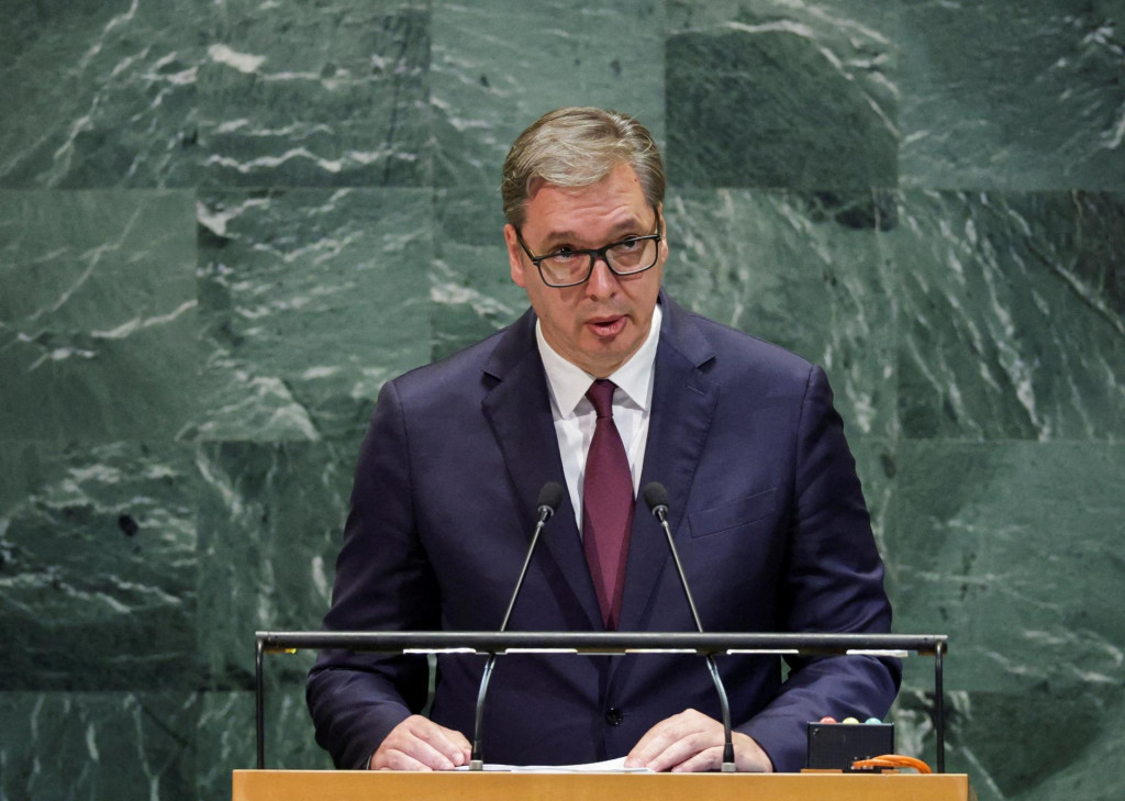 Srbský prezident Aleksandar Vučič. FOTO: Reuters