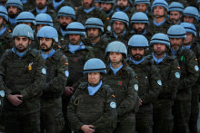 MIerové jednotky OSN. FOTO: Reuters