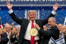 Fotografia, ktorú zverejnil Benjamin Netanjahu. FOTO: X/IsraeliPM