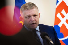 Predseda vlády a strany Smer Robert Fico. FOTO: TASR/Jakub Kotian