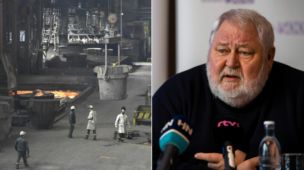 „Ak fabriky zastanú, komu budú Slovenské elektrárne predávať?“ pýtal sa pred časom Vladimír Soták. FOTO: TASR/M. Mlynárová, TASR/J. Novák