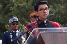 Na archívnej snímke madagaskarský prezident Andry Rajoelina. FOTO: TASR/AP